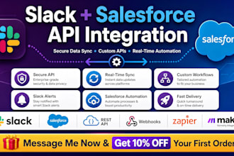 slack salesforce integration custom api data sync permissions safe updates