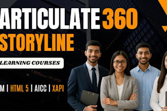 design interactive elearning courses in articulate storyline or rise 360