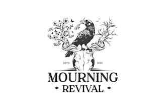 design comfort mourning breathing life revival logo