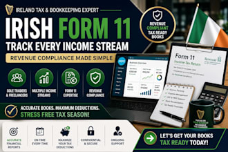 track all income streams and complete your irish form 11 for revenue compliance
