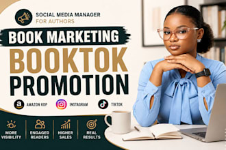 booktok promotion author social media marketing manager book promotion booktok