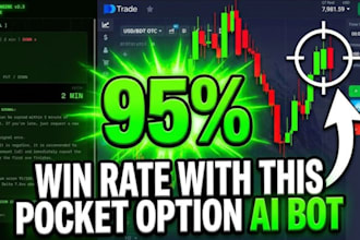 set up pocket option automated script, strategy and indicator for option