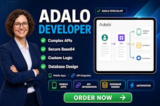 be your expert adalo developer to design and build custom mobile app