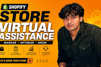 manage your shopify store, product listings, and order fulfilment