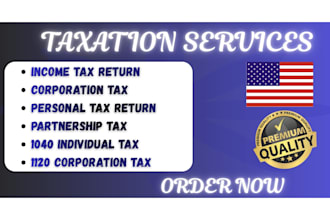 prepare efile US tax returns for individuals corporations and llcs