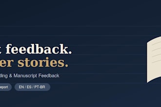 beta read your novel and give an honest reader report