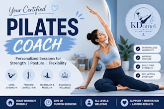 teach online pilates class for home workouts