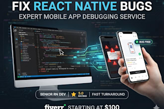 fix react native bugs and improve your mobile app performance