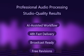 professional audio mixing   mastering  spotify ready in 24h