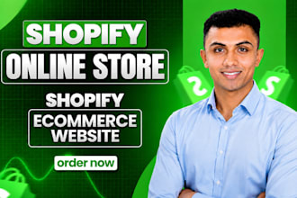 build shopify ecommerce website, setup shopify online store