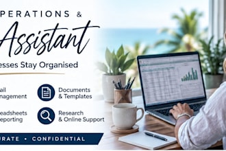 be your reliable VA for admin and business support