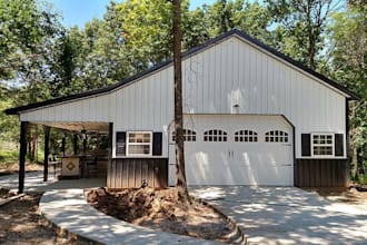 design barndominium floor plan pole barn house plan for city permit drawing set