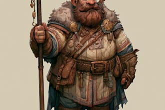 create your dnd or fantasy rpg character art