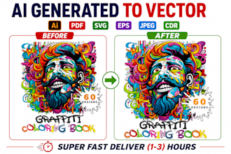 convert ai generated images to clean vector artwork