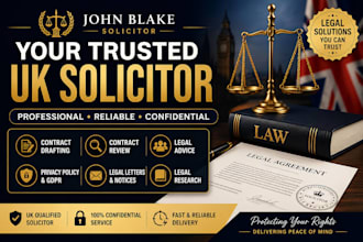 be your UK solicitor for legal drafting, contracts, and legal research
