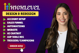build gohighlevel website gohighlevel landing page sales funnel a2p 10dlc expert