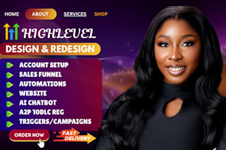 build gohighlevel website gohighlevel landing page sales funnel a2p 10dlc expert
