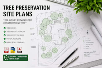 do tree preservation site plans for construction permits