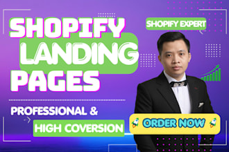 build shopify landing page with high conversion