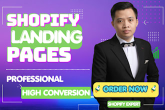 build shopify landing page with high conversion