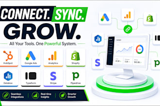 integrate hubspot google ads analytics shopify databox typeform stripe pipedrive