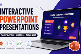 create interactive powerpoint presentations, quizzes and gamification