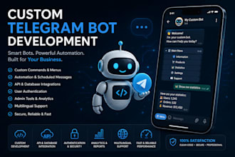 build a custom telegram bot