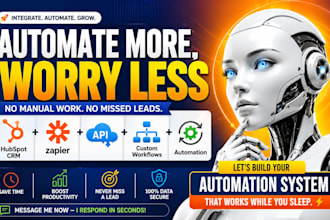 hubspot CRM integration specialist zapier API custom workflows automation