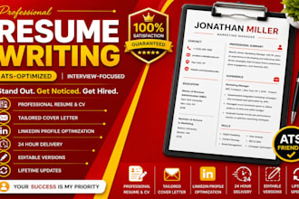 make a modern professional resume and ats friendly CV maker