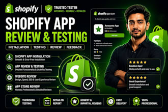 do shopify app review testing shopify app installation website review app store