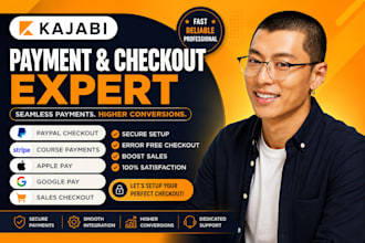 do kajabi paypal checkout, course payment, apple pay, google pay, sales checkout