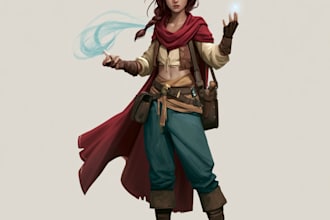 dnd character art and dnd character art