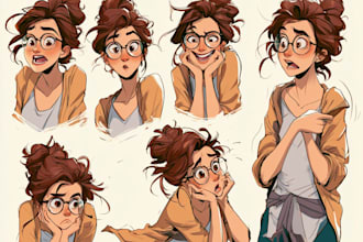 draw cute cartoon characters