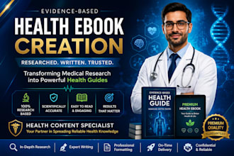 write a medical and health ebook backed by scientific research