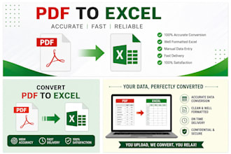 convert PDF to excel with accurate formatting