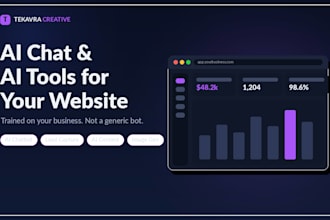 add ai chat or ai content tools to your website