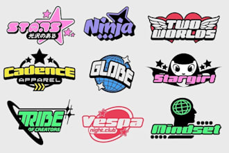 design y2k grunge streetwear logo for you