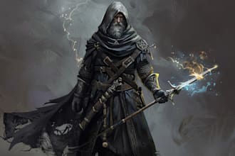 design fantasy character art and fantasy character art