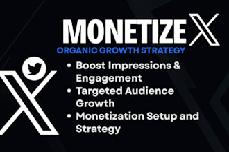 grow your x twitter profile for organic creator monetization