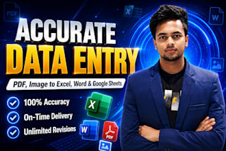 do fastest data entry, data collection, copy paste work