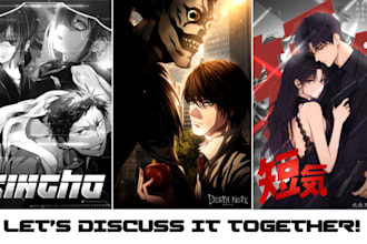 quick manhwa webtoon designs and anime posters or banner 4k