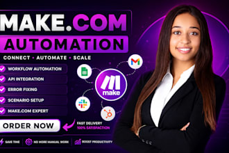 setup made com make com automation make com expert make com fix make com
