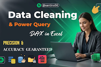 do professional data cleaning with power query and dax in excel