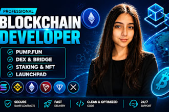 develop custom blockchain dapps smart contracts and web3 solutions