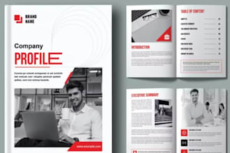 design real estate investment teaser, annual report brochure, company profile