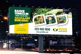 design professional billboards, outdoor signage, and advertising banners