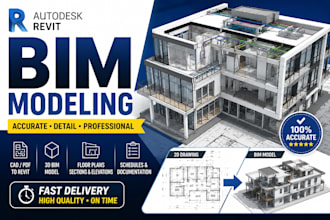 convert autocad, PDF, and sketches into accurate revit bim models