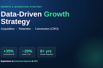 be your growth marketing strategy consultant