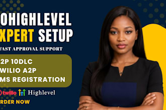 help you get your ghl a2p 10 dlc sms registration approval