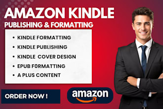 formatting and publish your ebook, and paperback for amazon